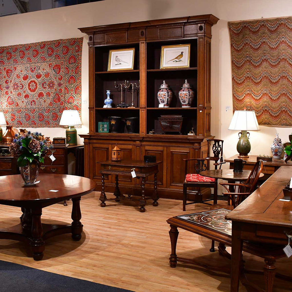 Large Oak Architectural Bookcase