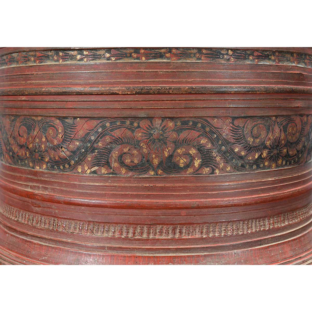 Red Lacquer Betel Tray