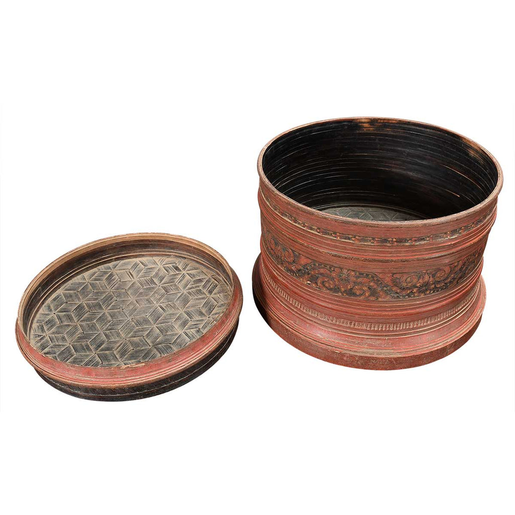 Red Lacquer Betel Tray