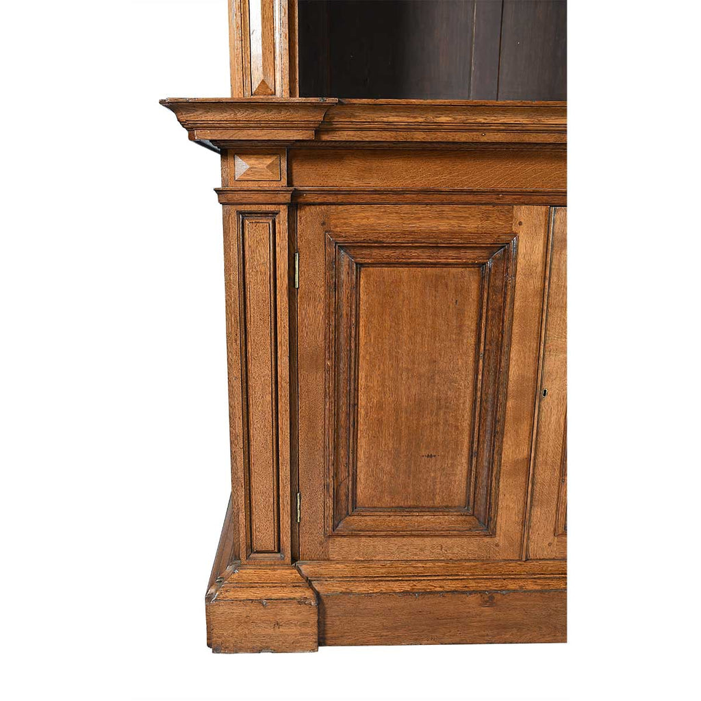 Large Oak Architectural Bookcase