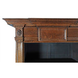 Large Oak Architectural Bookcase