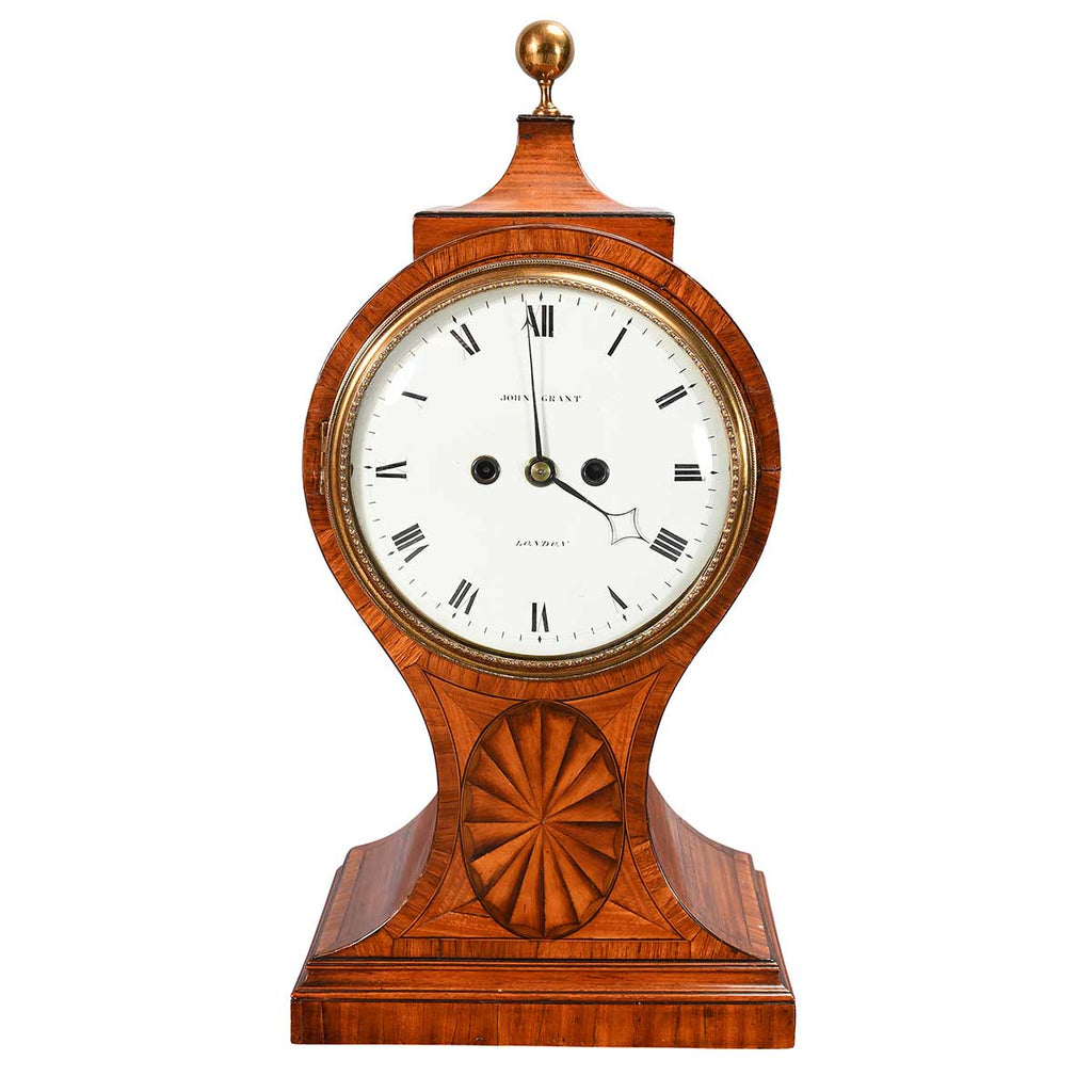 Balloon-Shaped Bracket Clock by John Grant