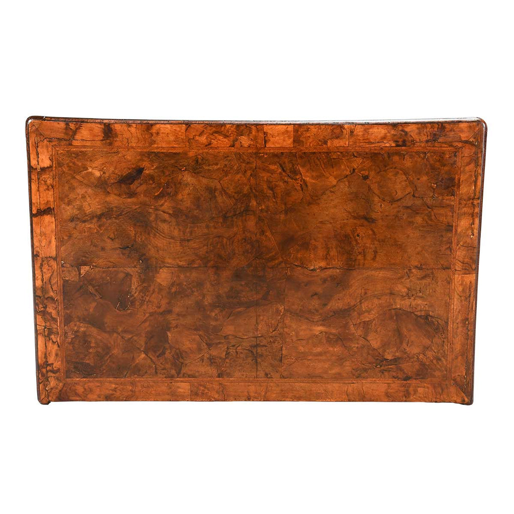 Small Figured Walnut Chest with Brushing Slide