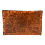 Small Figured Walnut Chest with Brushing Slide