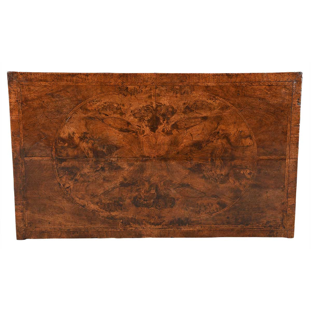 A George I Period Chest Veneered in Highly Figured Walnut