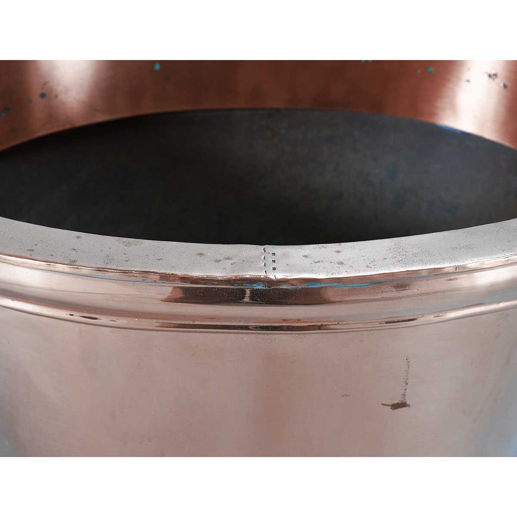 Oval Tapering Copper Bin