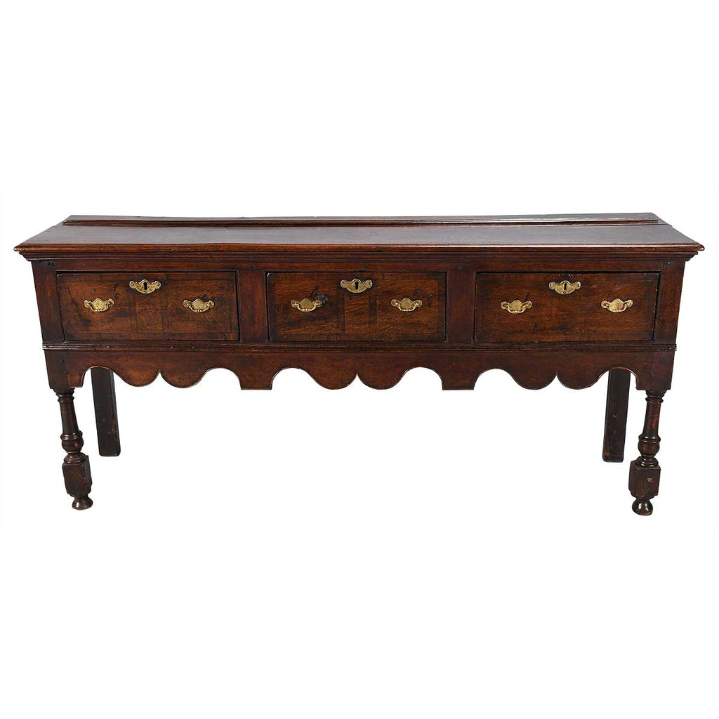 A George II Period Oak Dresser Base