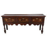 A George II Period Oak Dresser Base