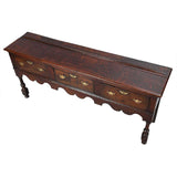 A George II Period Oak Dresser Base