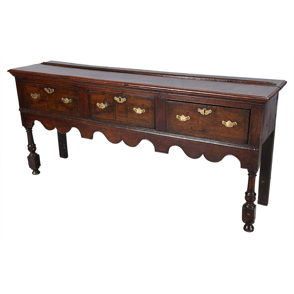 A George II Period Oak Dresser Base