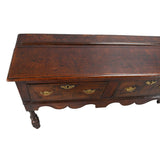 A George II Period Oak Dresser Base
