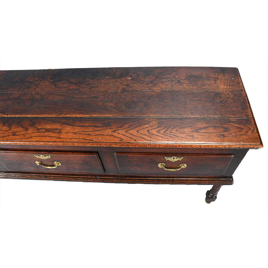 Oak Dresser on Four Turned Legs