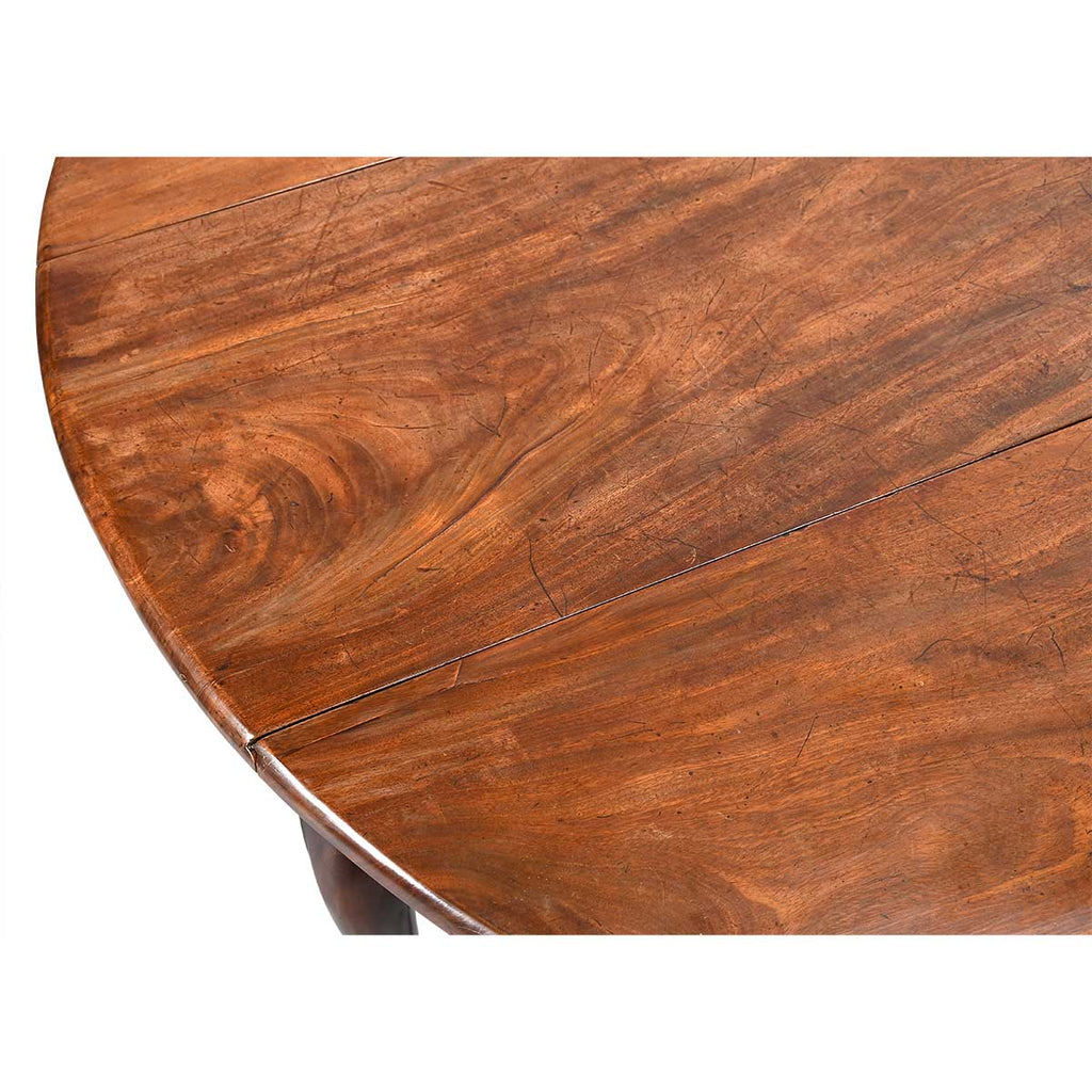 A George II Period Drop Leaf Table on Cabriole Legs