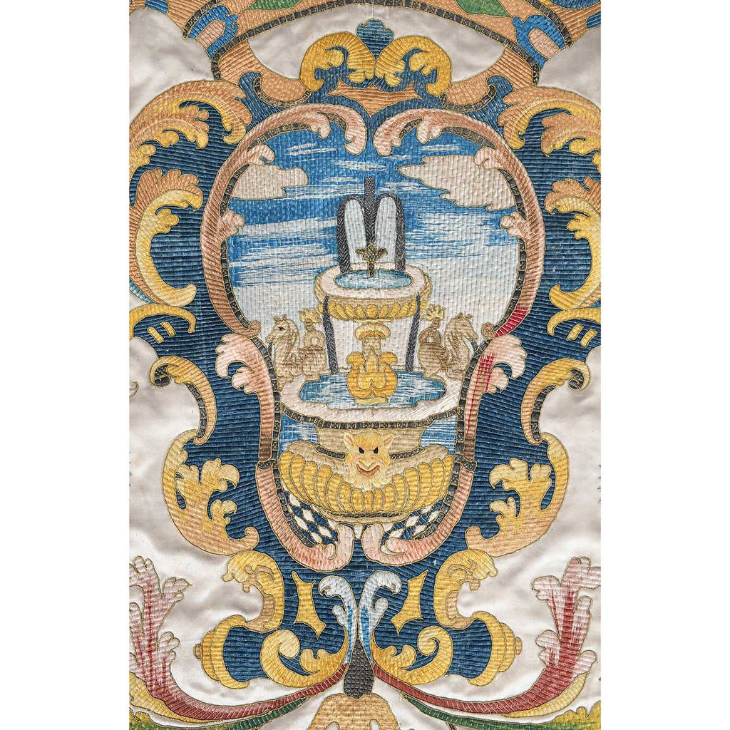 18th Century Italian Silk Embroidery