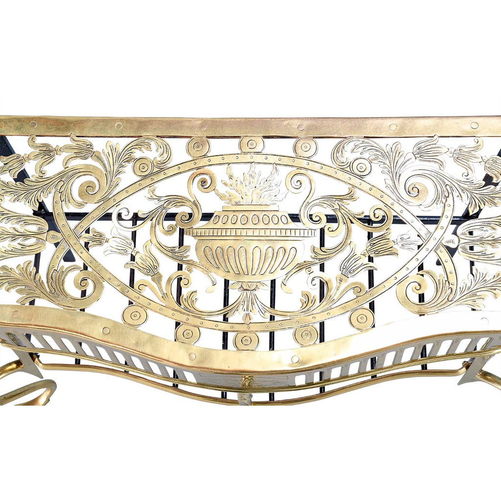 An Unusual George III Period Brass Footman