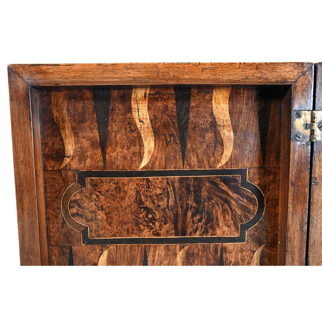 A Fine George III Period Inlaid Games Box