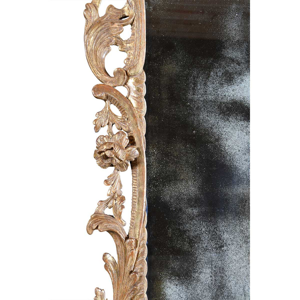 Fine Quality George II Period Carved Giltwood Mirror