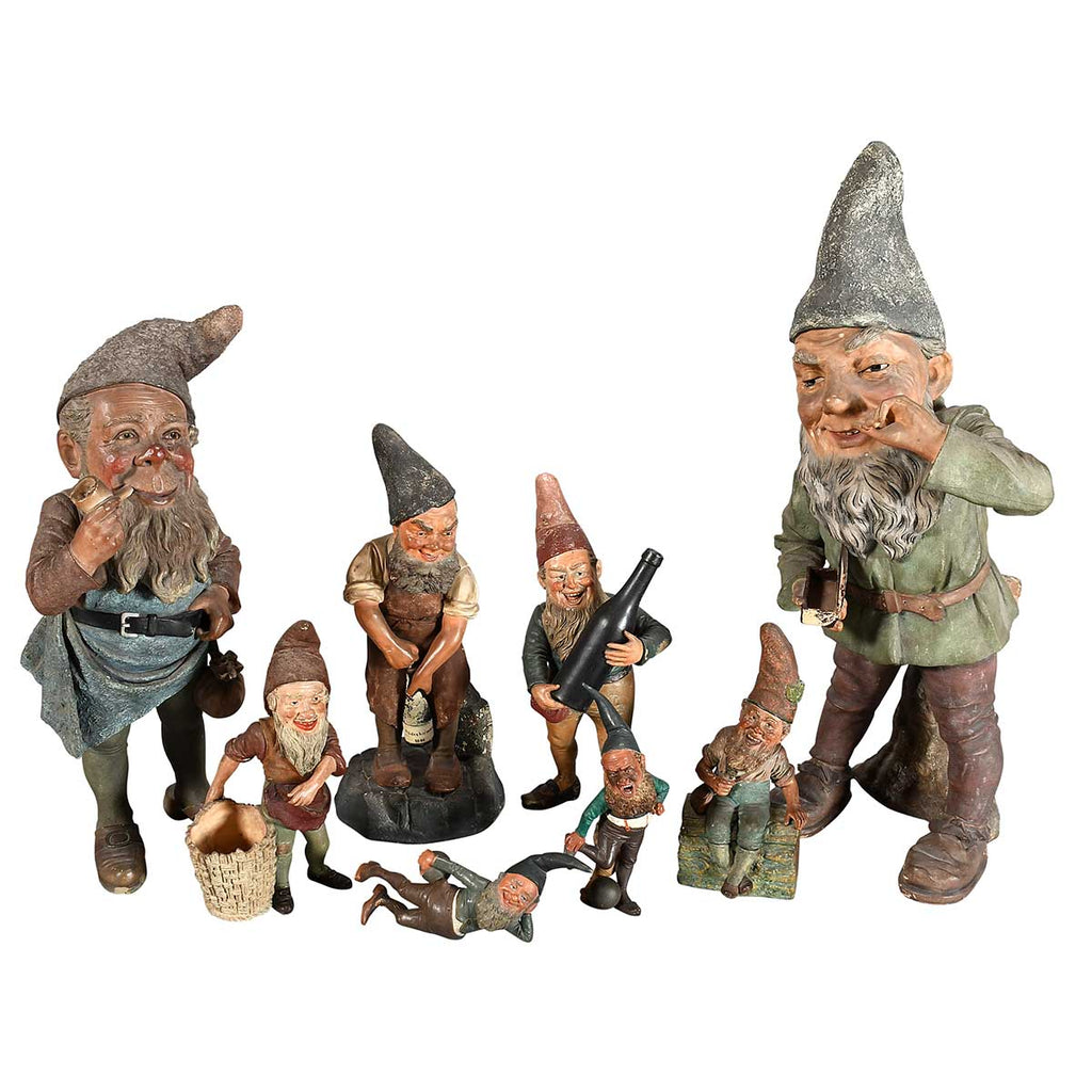 Antique Terra Cotta Gnomes