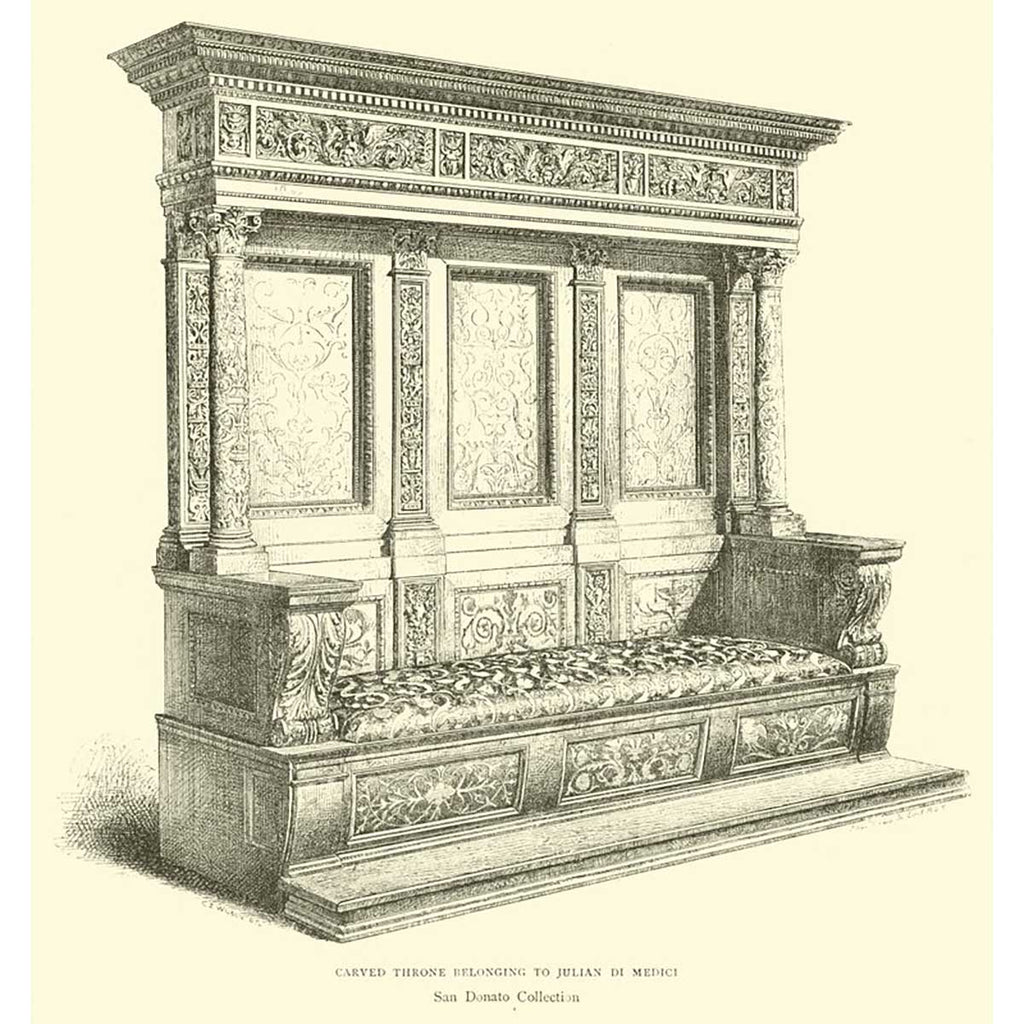 Rare and Impressive Walnut Lettuccio