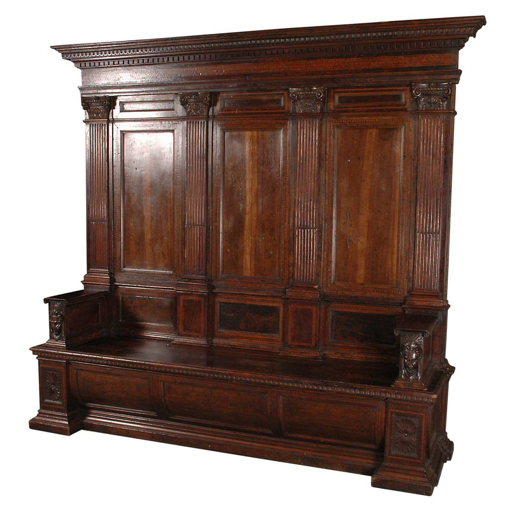 Rare and Impressive Walnut Lettuccio