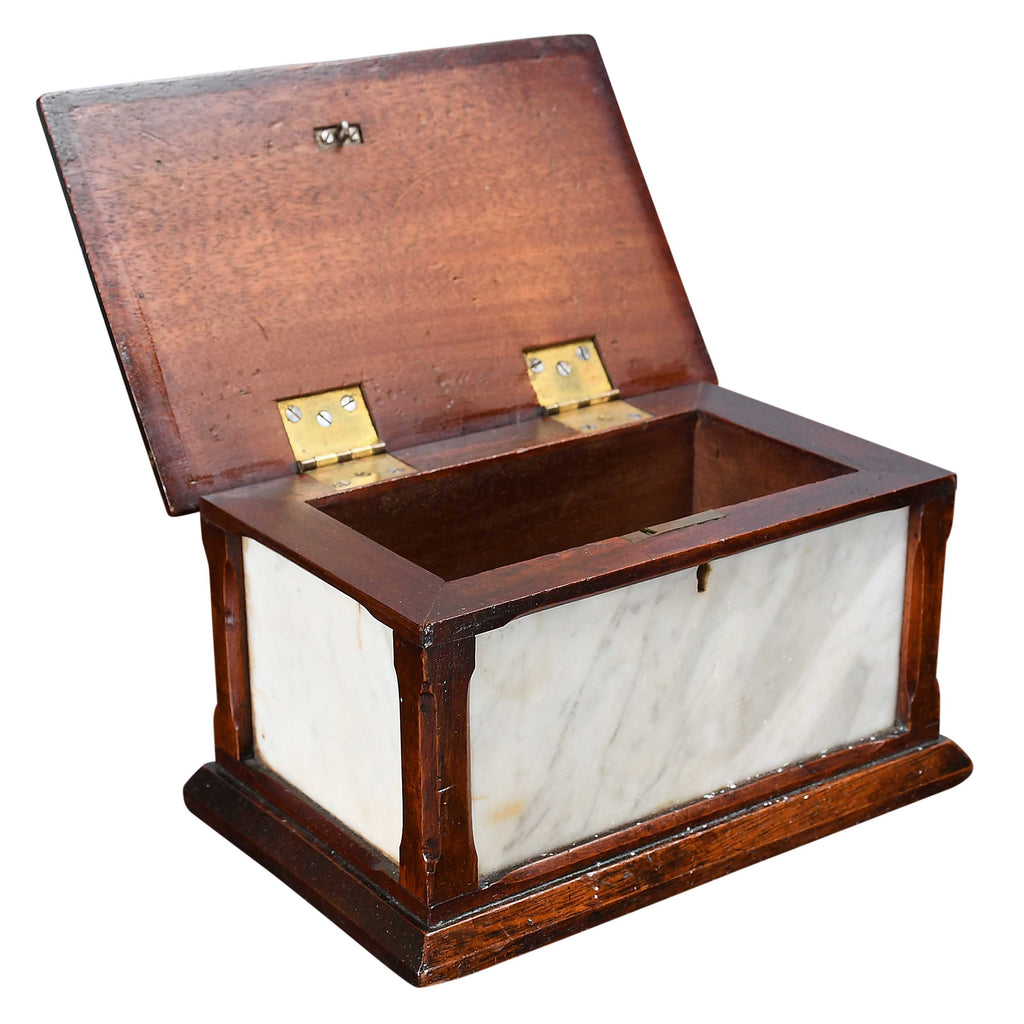 Marble and Mahogany Box
