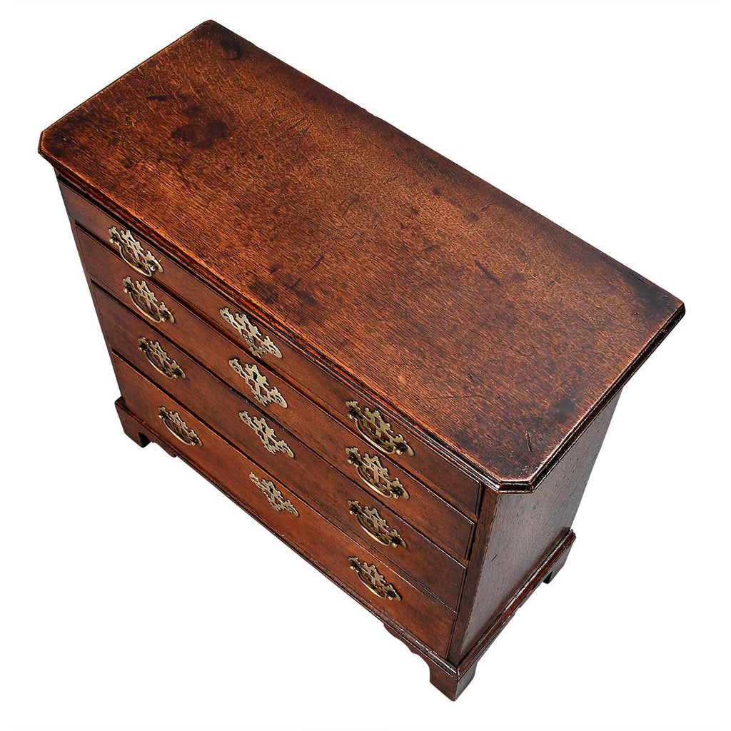 A George II Period Oak Chest of Rare Small Size
