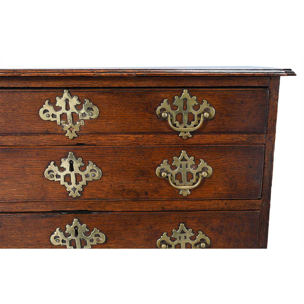A George II Period Oak Chest of Rare Small Size