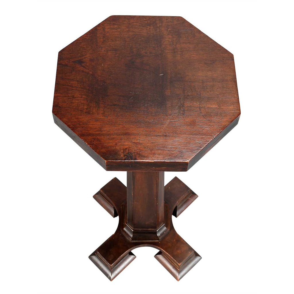 Oak Octagonal Candlestand