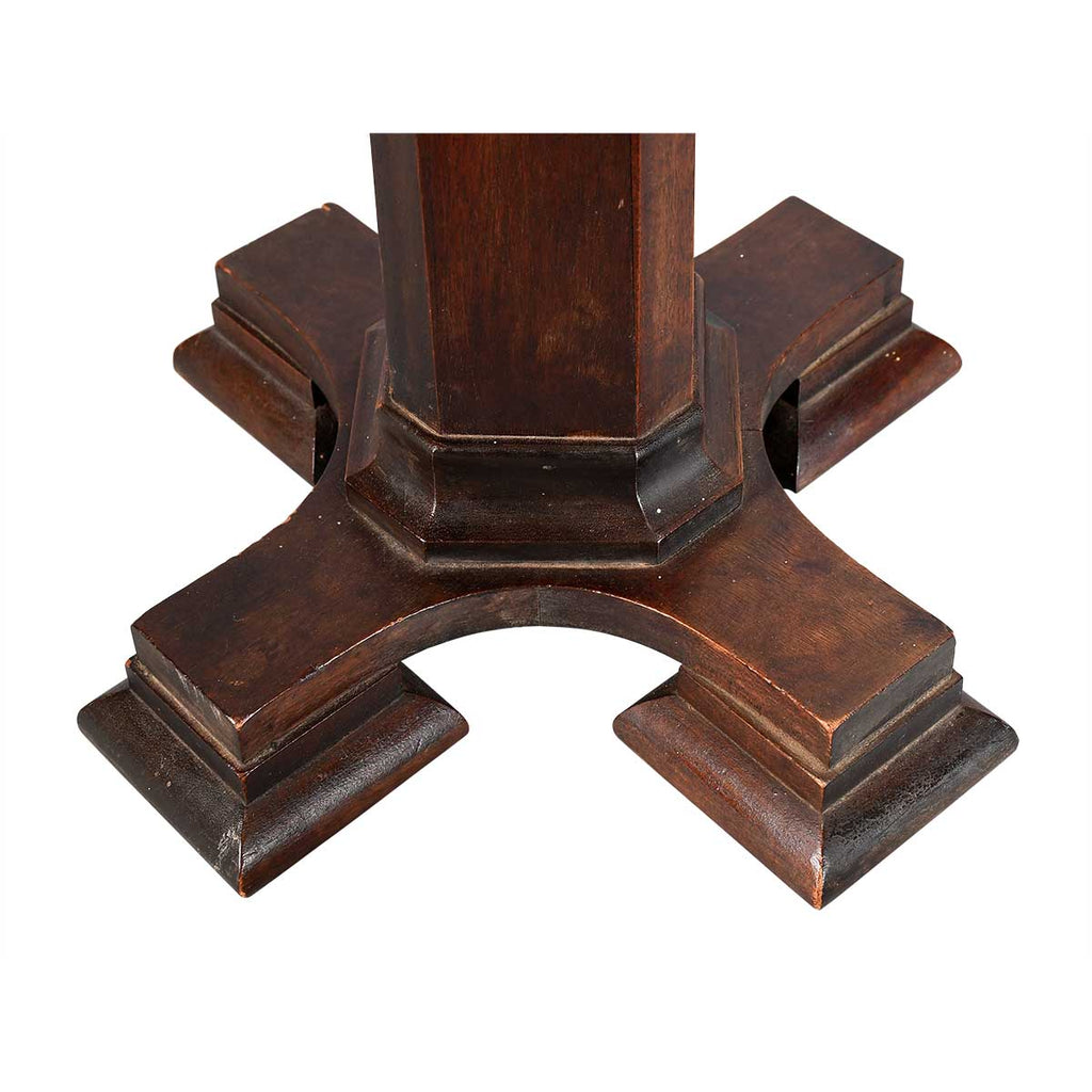 Oak Octagonal Candlestand