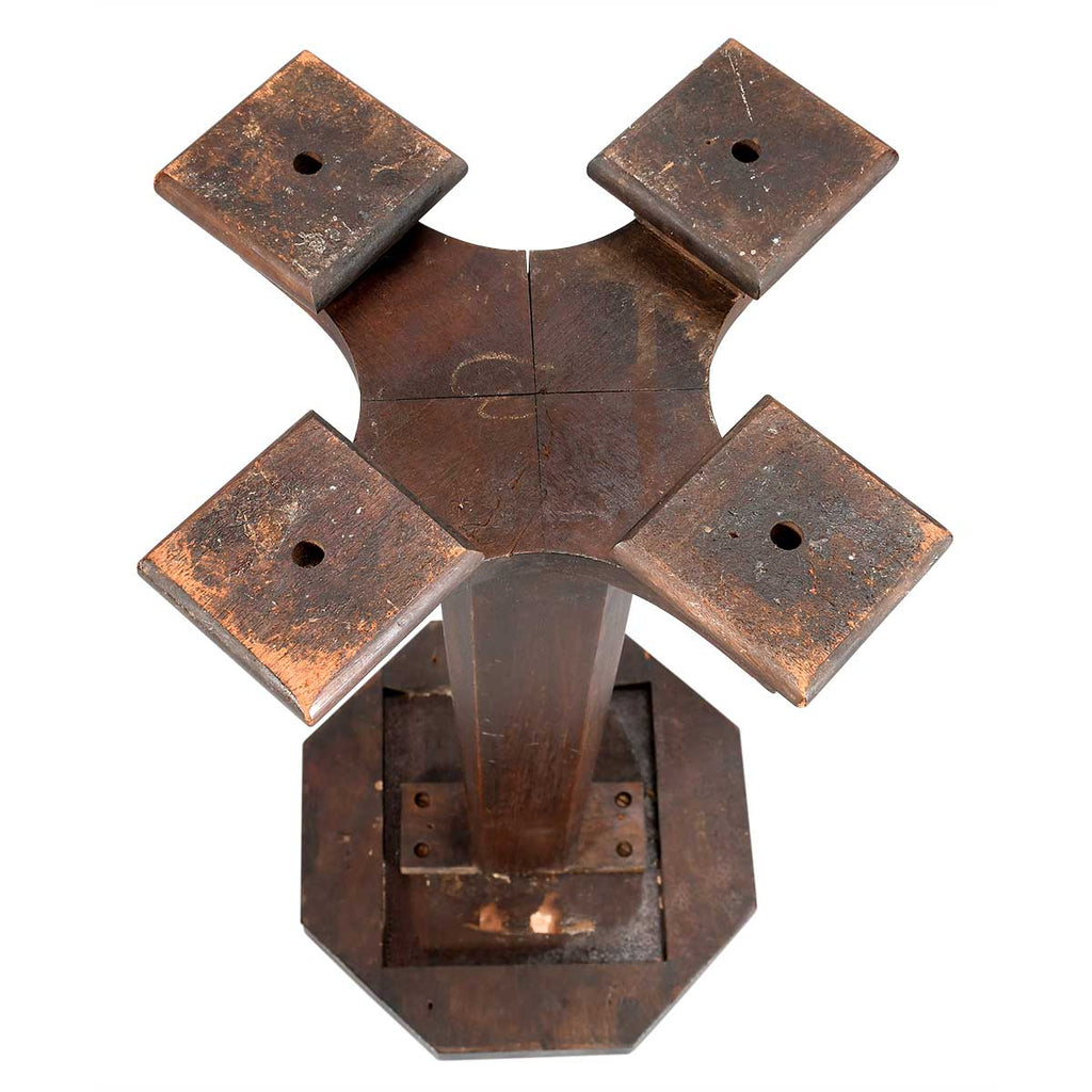 Oak Octagonal Candlestand
