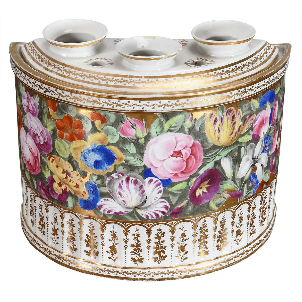A Near Pair of Coalport Bough Pots