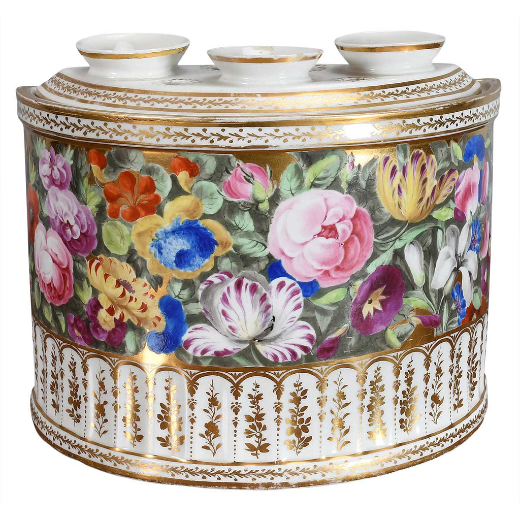 A Near Pair of Coalport Bough Pots