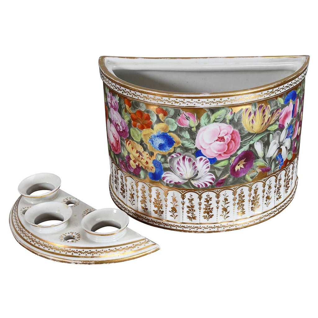 A Near Pair of Coalport Bough Pots