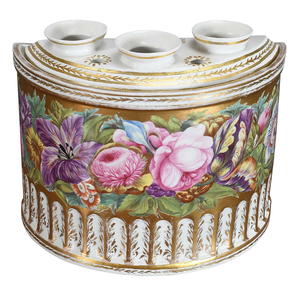 A Near Pair of Coalport Bough Pots