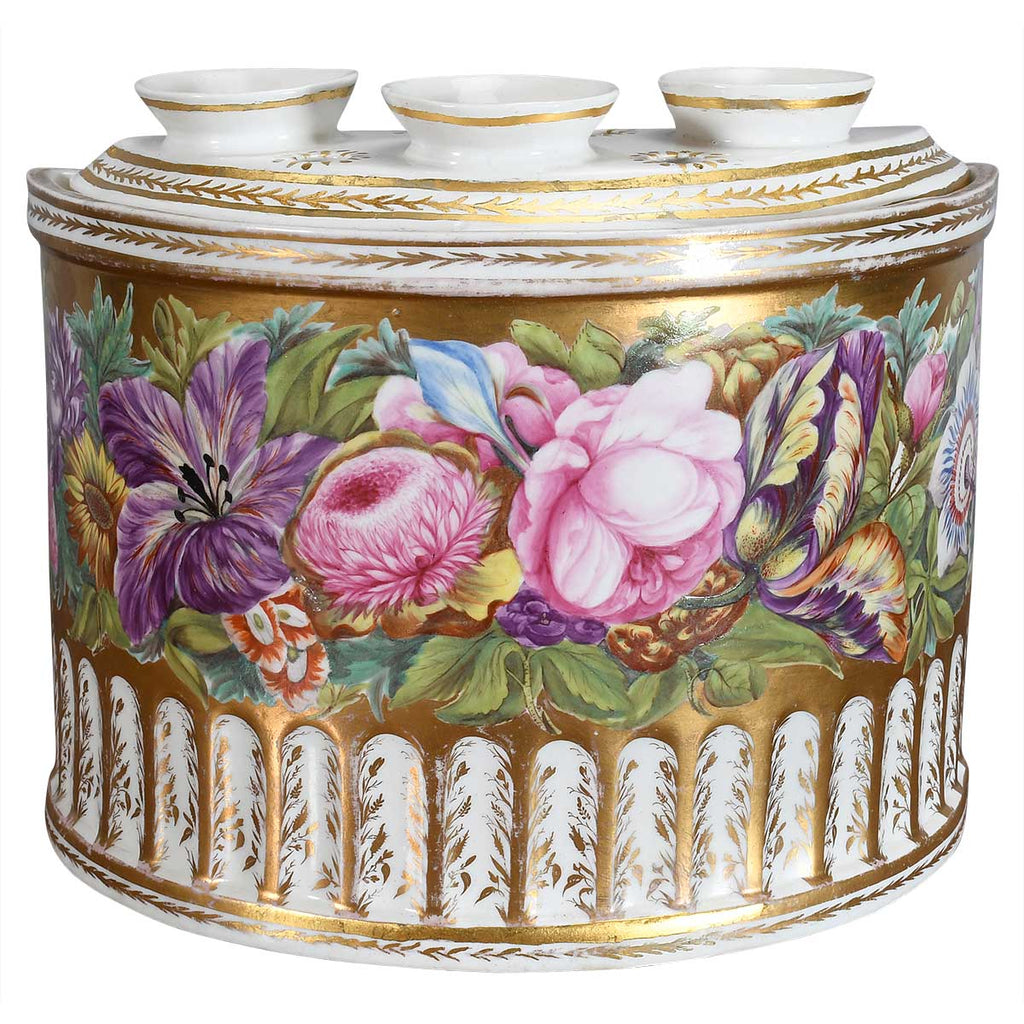 A Near Pair of Coalport Bough Pots