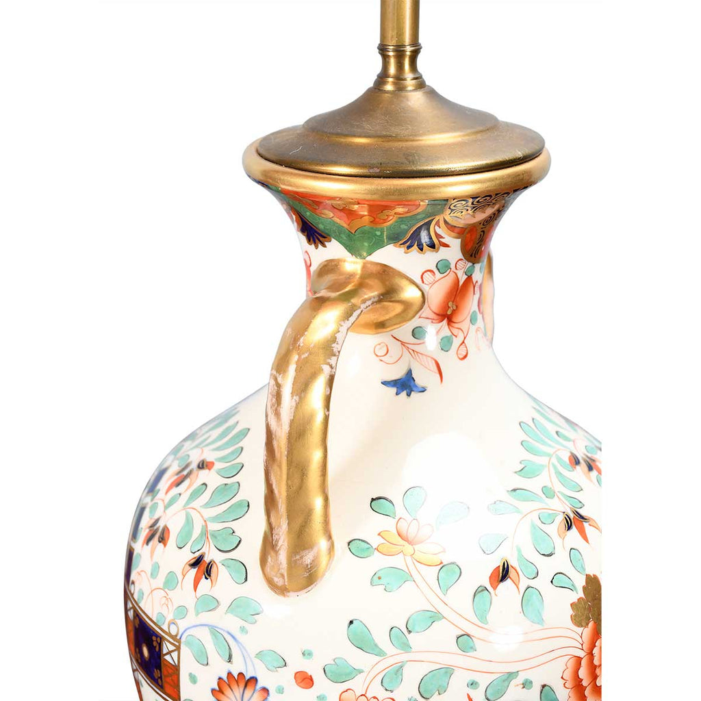 Pair of Continental Lamps in the Imari Style