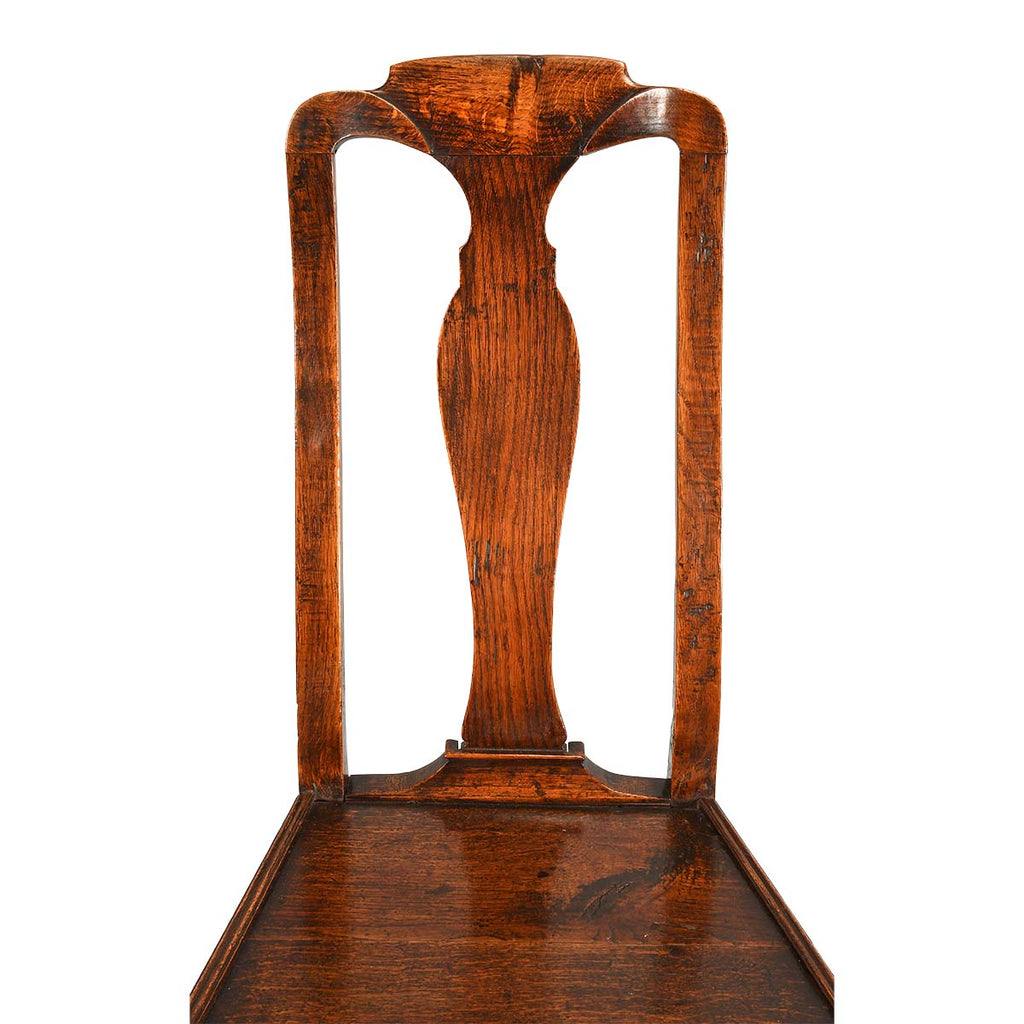 Pair of Oak Queen Anne Period Side Chairs