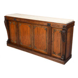 Rosewood Cabinet with Marble Top