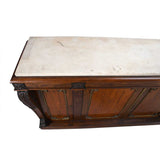 Rosewood Cabinet with Marble Top