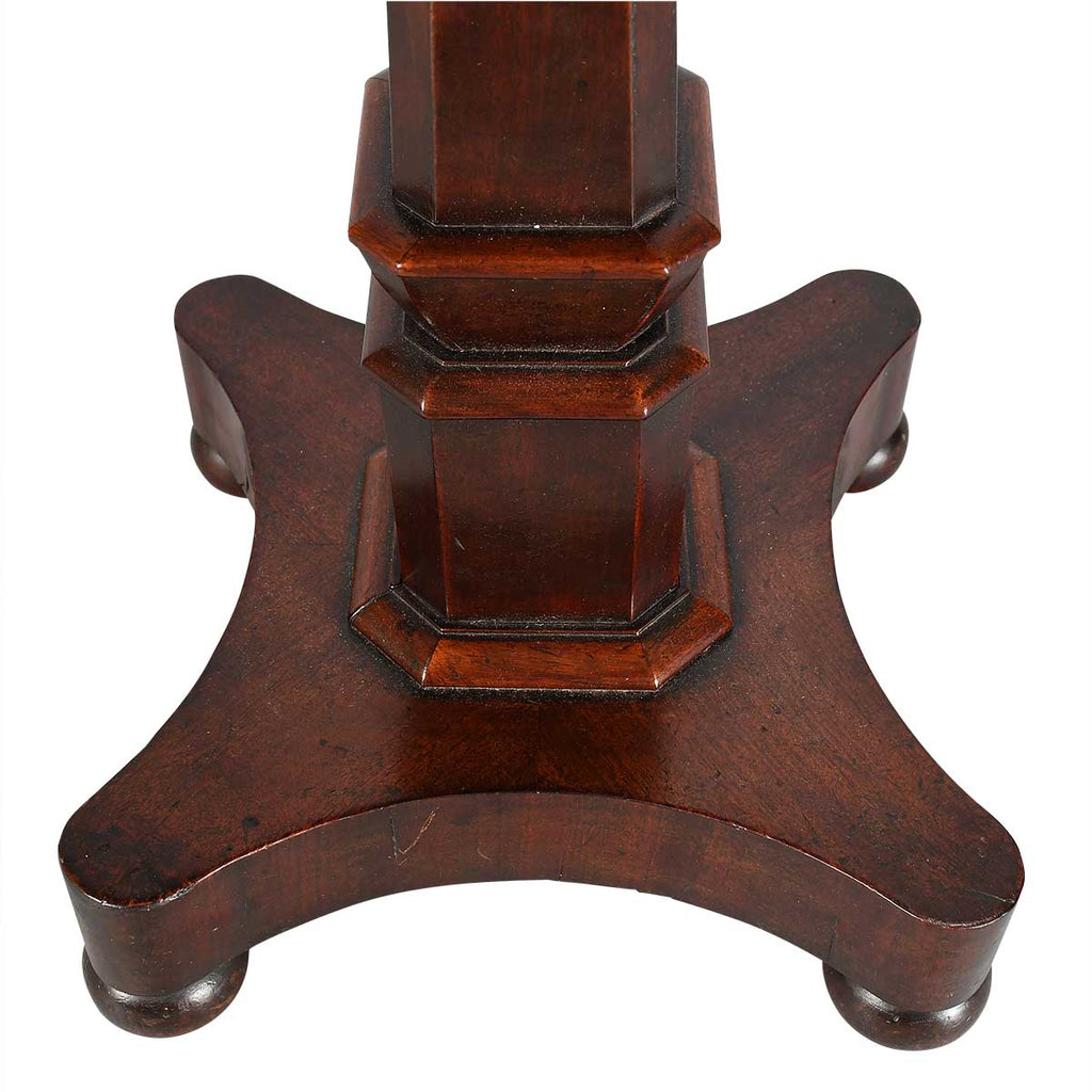 Round Parquetry Tilt-top Table