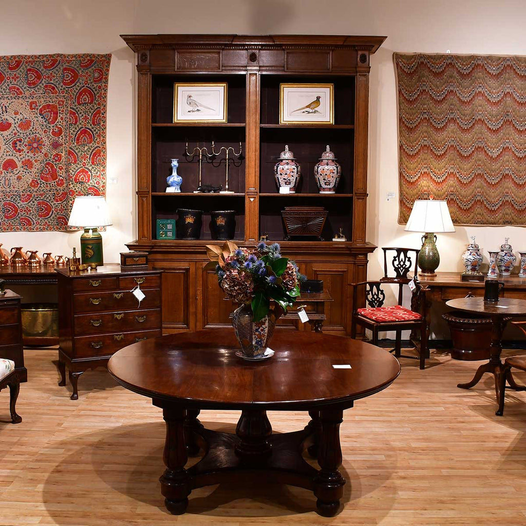 Large Oak Architectural Bookcase
