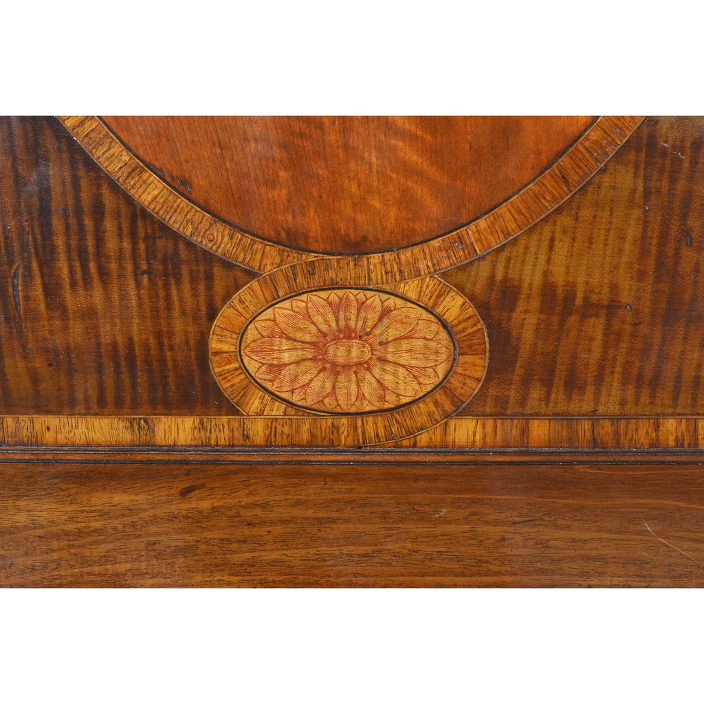 A Sheraton Period Wardrobe Veneered in Satinwood