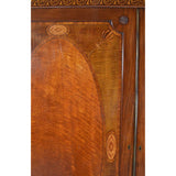 A Sheraton Period Wardrobe Veneered in Satinwood