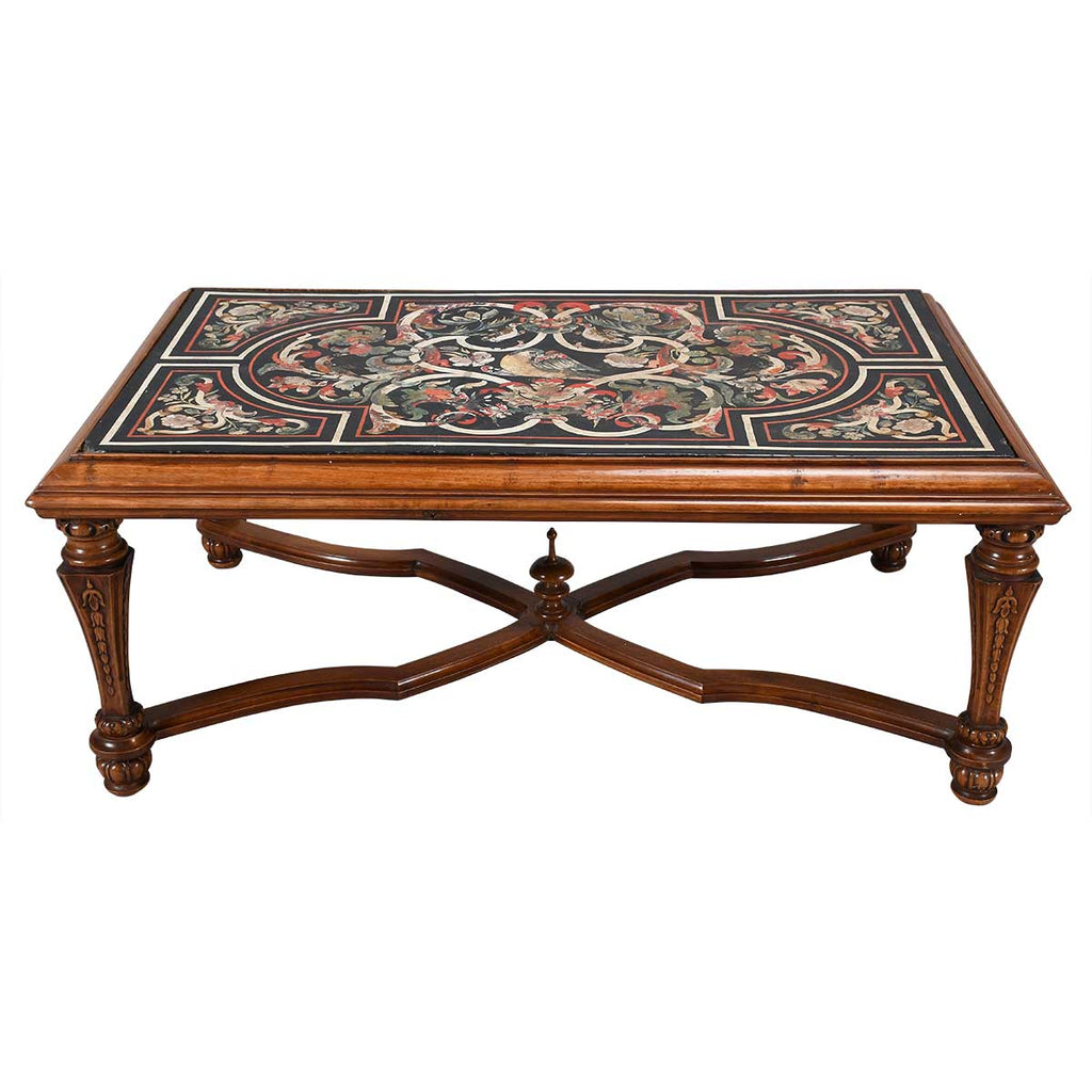 An 18th Century Scagliola Top on Modern Base