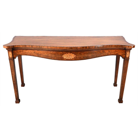 A Sheraton Period Mahogany Serving Table