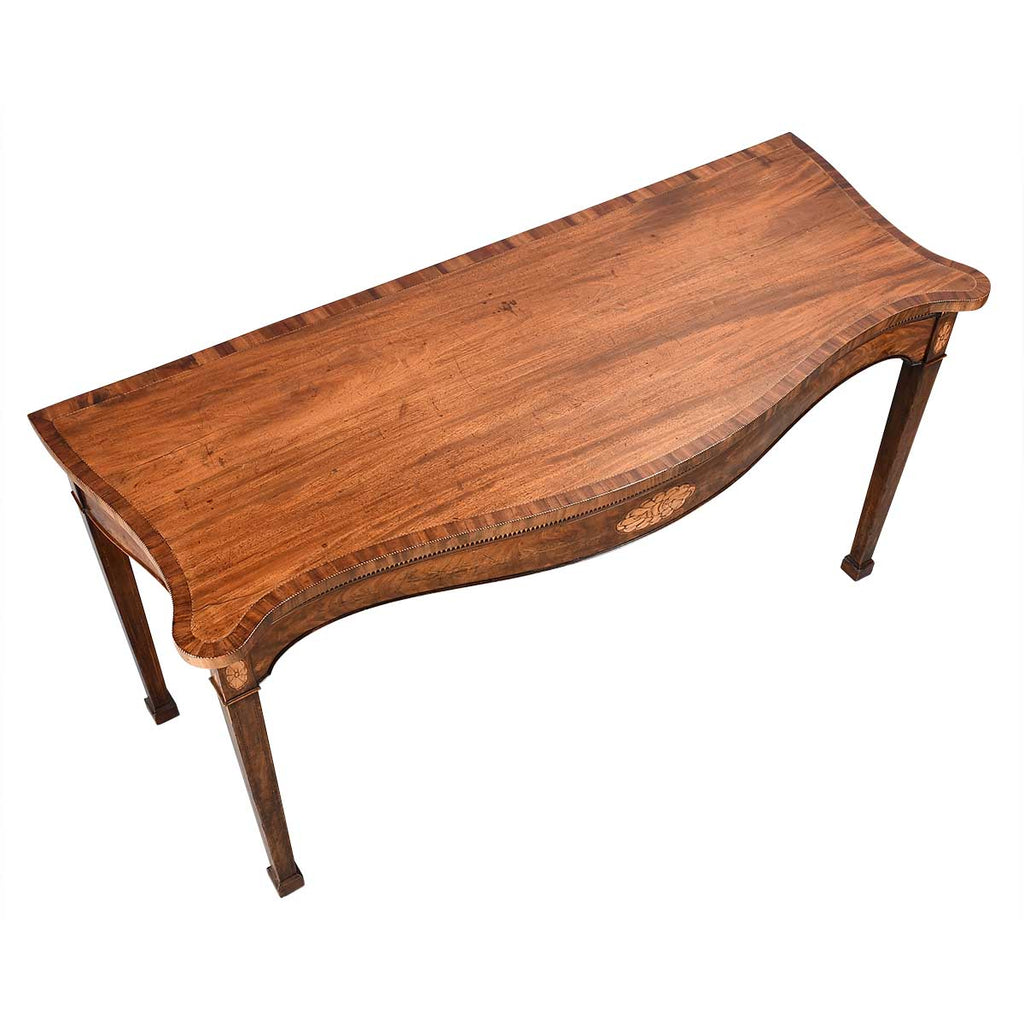 A Sheraton Period Mahogany Serving Table