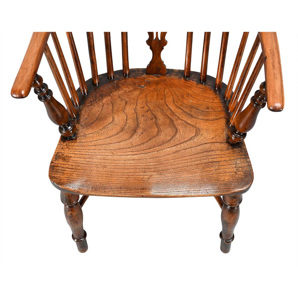 Set of Four Low-back Double-Bow Windsor Chairs