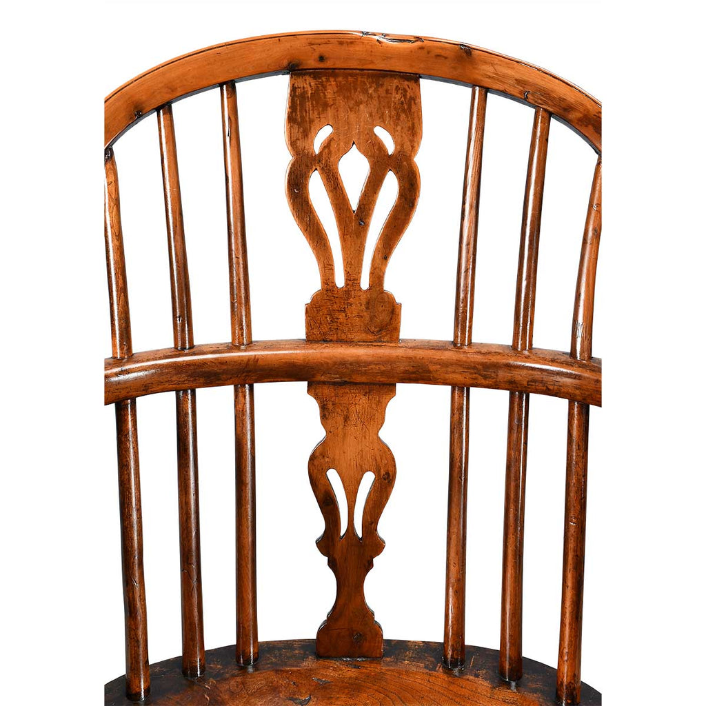 Set of Four Low-back Double-Bow Windsor Chairs