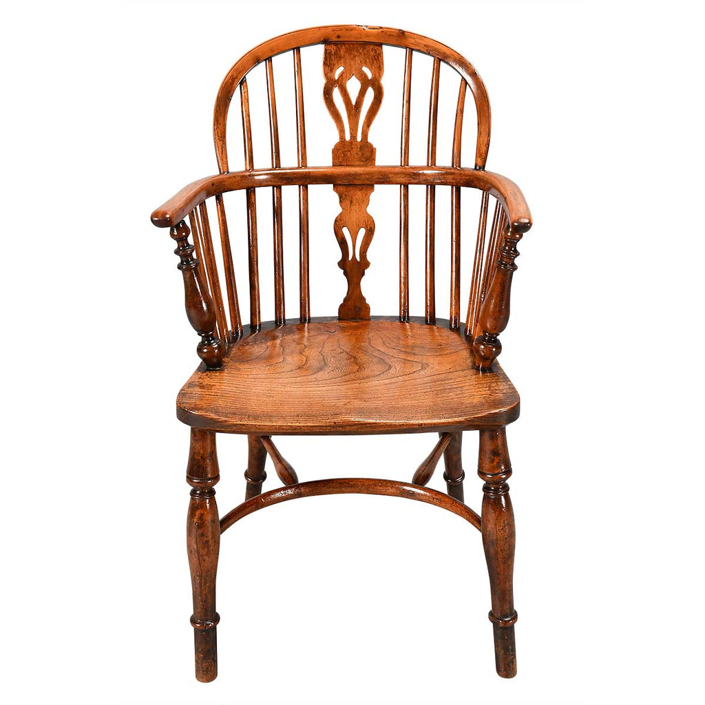Set of Four Low-back Double-Bow Windsor Chairs