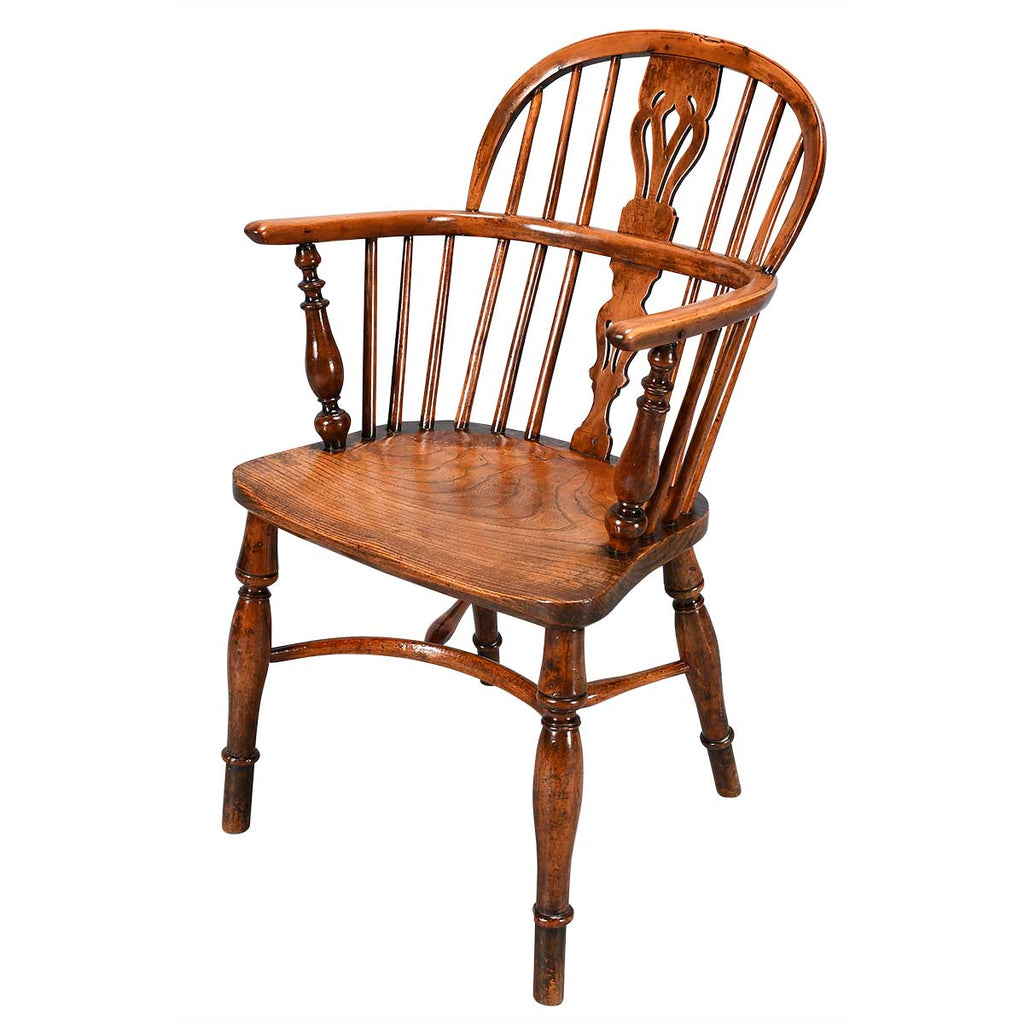 Set of Four Low-back Double-Bow Windsor Chairs